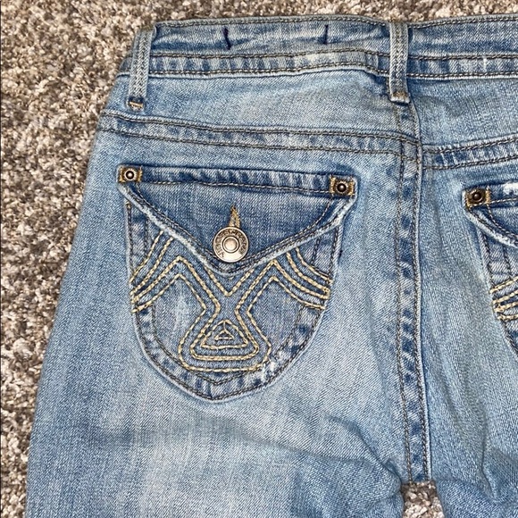 Vintage Juniors Vigoss light wash, size 1, flare - Picture 3 of 12